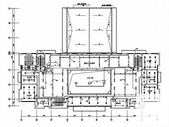客运站两层主站房电气设计CAD施工图纸(防雷接地系统) - 3