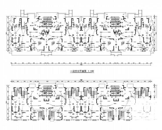 22层综合商用住宅楼电气CAD施工图纸（二级，三级负荷）(联动控制系统) - 4