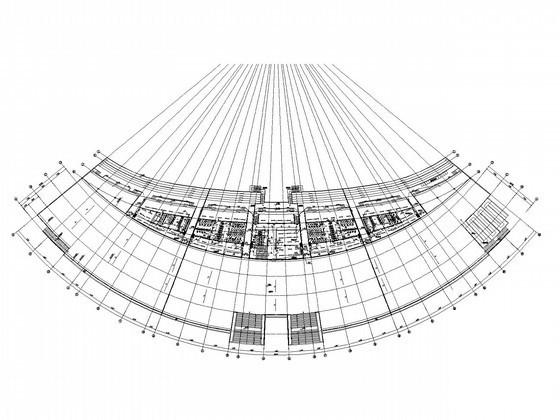 地上两层大型体育场建筑电气CAD施工图纸（二级负荷，第二类防雷） - 1