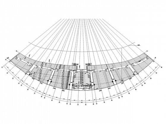 地上两层大型体育场建筑电气CAD施工图纸（二级负荷，第二类防雷） - 2