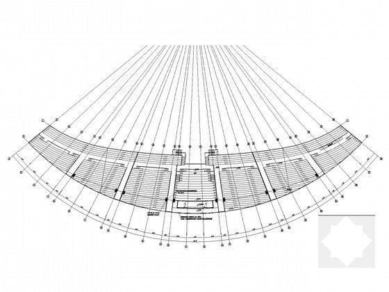 地上两层大型体育场建筑电气CAD施工图纸（二级负荷，第二类防雷） - 5