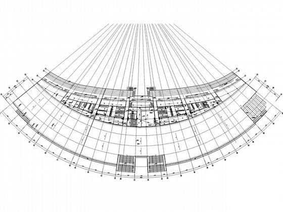 地上1层体育场建筑电气CAD施工图纸（二级负荷） - 1