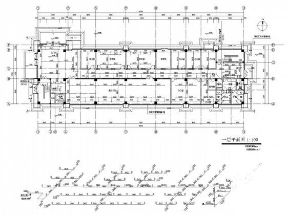 6层高校综合楼给排水CAD施工图纸(自动喷水灭火系统) - 1