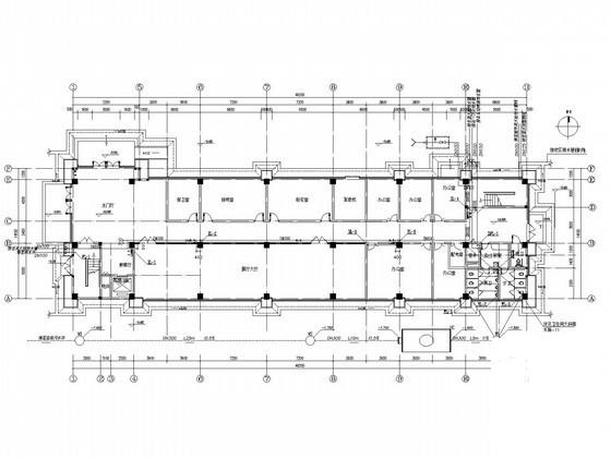 6层高校综合楼给排水CAD施工图纸(自动喷水灭火系统) - 2