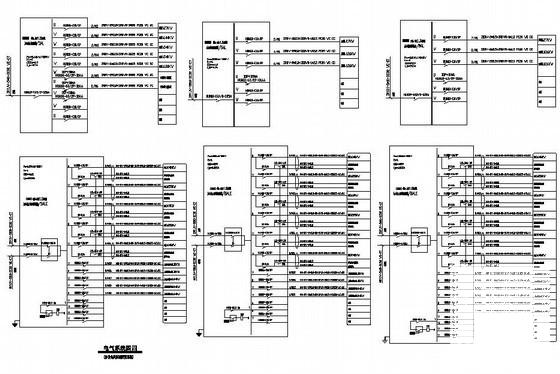 上16层商务办公楼电气CAD施工图纸（三级负荷，第二类防雷）(消防联动控制系统) - 3