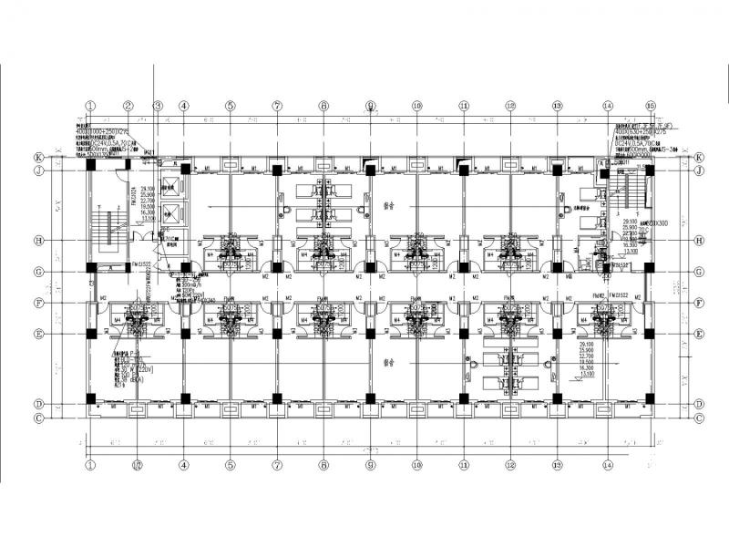 9层综合宿舍楼水暖CAD施工图纸设计（设计说明） - 1