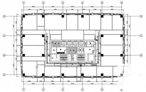 监管局办公楼室内装修电气CAD图纸（三级负荷）(配电系统) - 2