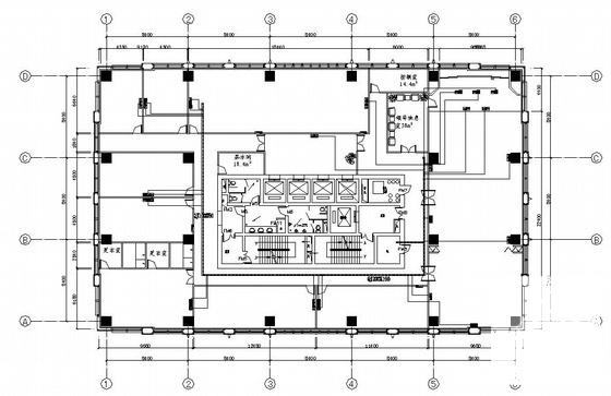 监管局办公楼室内装修电气CAD图纸（三级负荷）(配电系统) - 4