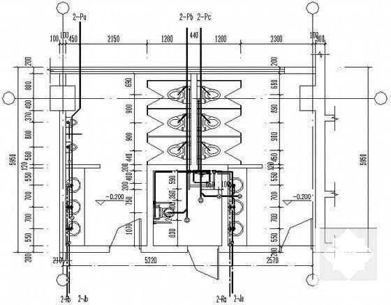 16层综合楼给排水CAD施工图纸（水喷雾系统） - 5