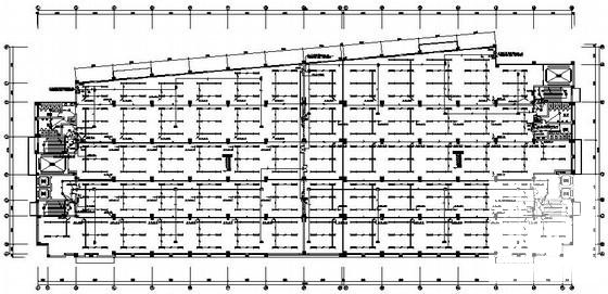 地上8层丙类厂房电气CAD施工图纸（二级负荷，第二类防雷）(火灾自动报警) - 1