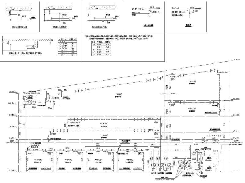 4层综合展览馆给水排水虹吸雨水消防CAD施工图纸（大院出图纸）(室外消火栓系统) - 5