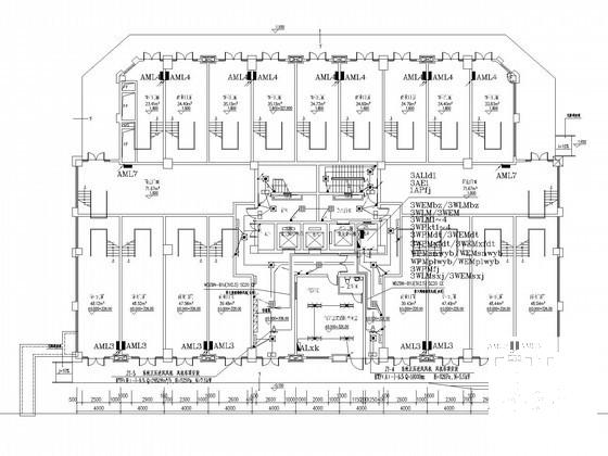 地上19层商业公寓电气CAD施工图纸（甲级设计院）(室外综合管网) - 1
