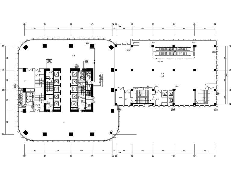 地标建筑190M交通大厦给排水消防CAD施工图纸（42层）(室外消火栓系统) - 4