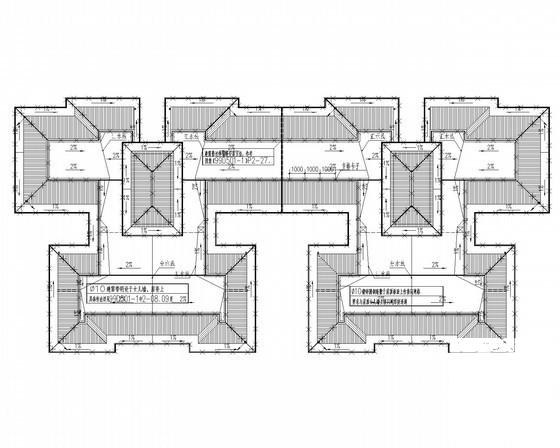 地上6层住宅楼电气CAD施工图纸（二级，三级负荷，第三类防雷） - 4