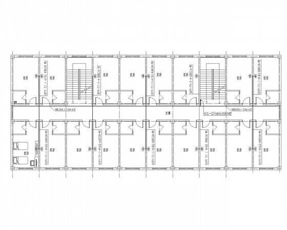 地上3层旅馆电气CAD施工图纸（三级负荷，第三类防雷） - 4