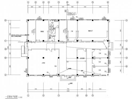 上4层住宅楼小区社区医院电气设计CAD施工图纸（第三类防雷） - 2