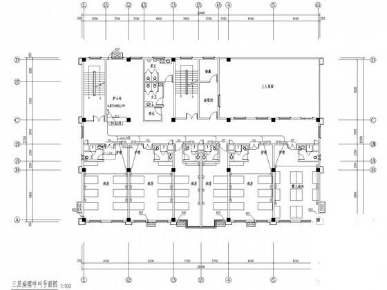 上4层住宅楼小区社区医院电气设计CAD施工图纸（第三类防雷） - 3