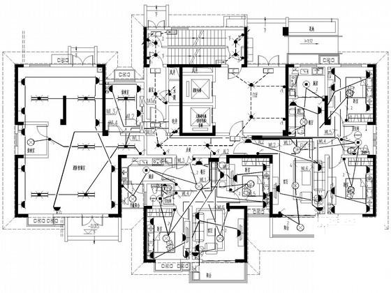 26层住宅楼电气CAD施工图纸（第三类防雷）(火灾自动报警系统) - 2