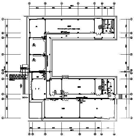 5层学院机电实训楼电气CAD施工图纸（二级负荷，第二类防雷） - 2