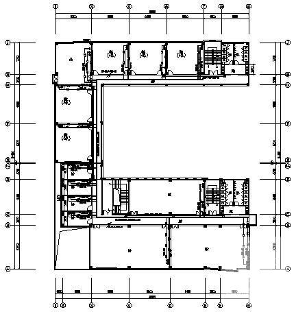 5层学院机电实训楼电气CAD施工图纸（二级负荷，第二类防雷） - 3