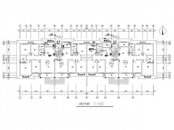 6层钢筋混凝土结构住宅楼带地下室电气图纸（第三类防雷） - 4