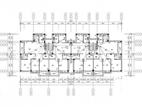 多层钢筋混凝土结构社区城中村改造工程电气CAD施工图纸(综合布线系统) - 5
