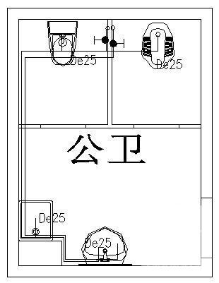 8层快捷酒店给排水设计CAD施工图纸 - 4