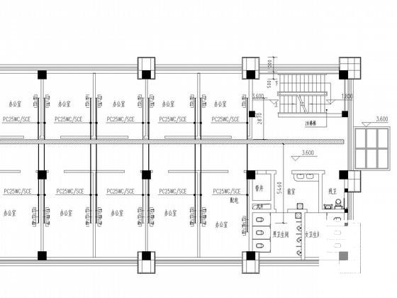 6层国家级重点职业学校电气CAD施工图纸（甲级设计院）(计算机网络系统) - 1