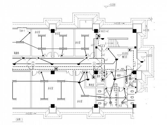 6层国家级重点职业学校电气CAD施工图纸（甲级设计院）(计算机网络系统) - 3