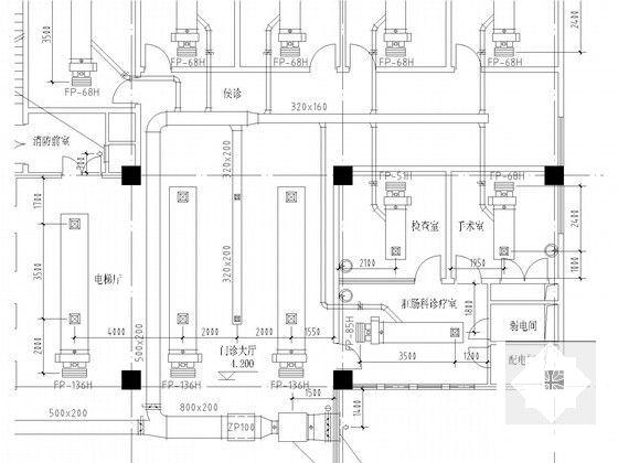 医院门急诊综合楼空调通风CAD施工图纸 - 5
