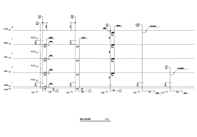 给排水立管平面图