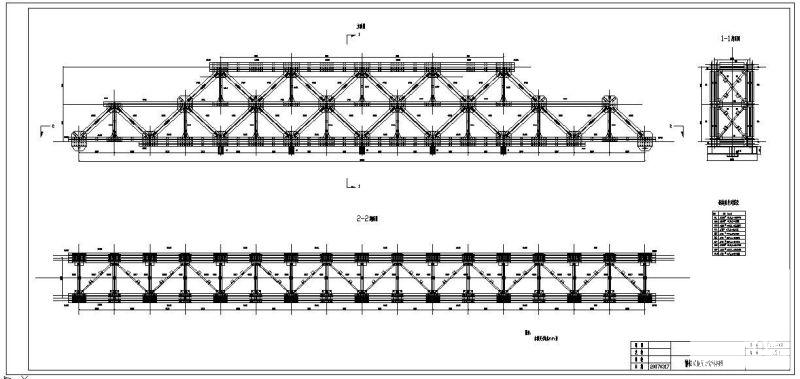 静载试验反力架结构节点构造详图纸 - 1