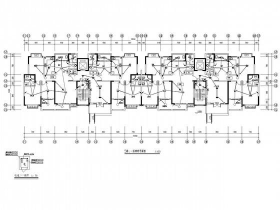 高层钢筋混凝土结构小区住宅楼电气施工设计图纸（第三类防雷） - 2