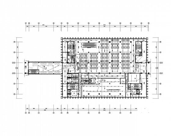 5层职工餐厅强弱电CAD施工图纸（甲级设计院）(接线系统图) - 1