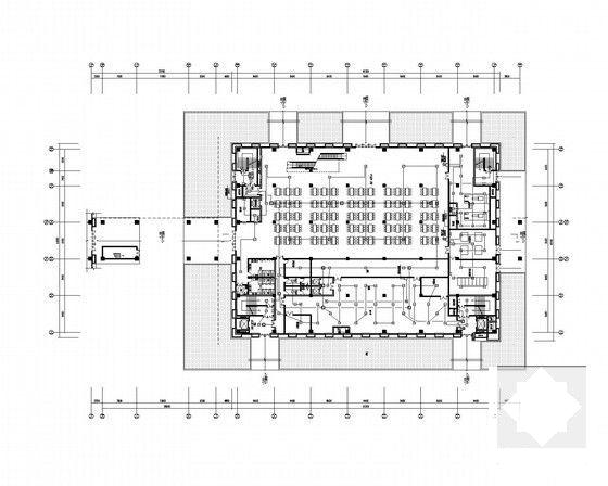 5层职工餐厅强弱电CAD施工图纸（甲级设计院）(接线系统图) - 4