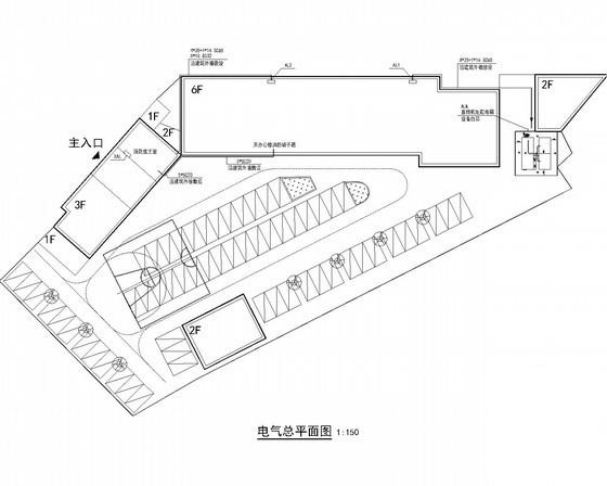 6层机关大院维修改造项目电气CAD施工图纸（第三类防雷）(火灾自动报警系统) - 2