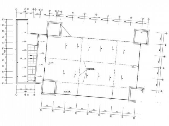 3层学校餐厅体育活动中心电气CAD施工图纸（二级负荷，第三类防雷） - 2