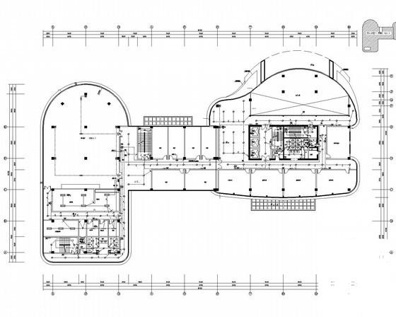 一类高层高层钢筋混凝土结构办公建筑电气CAD施工图纸（附计算书） - 2