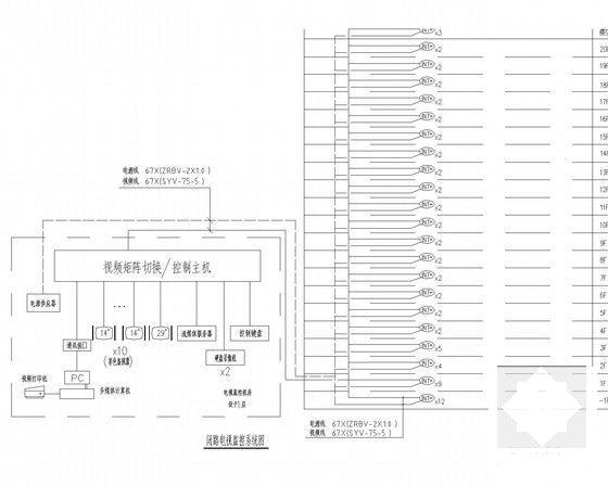 一类高层高层钢筋混凝土结构办公建筑电气CAD施工图纸（附计算书） - 4
