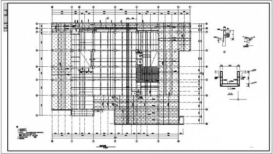 12层框架商业主体结构设计CAD施工图纸（筏形基础） - 3