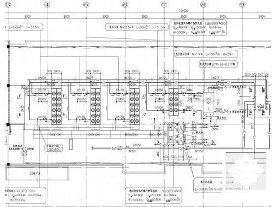 8层电子工业厂房空调通风设计CAD施工图纸(风冷热泵) - 4