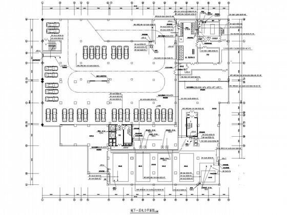 16层钢筋混凝土结构商场综合楼电气CAD施工图纸（第三类防雷） - 1