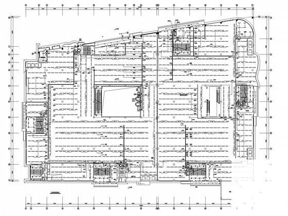 多层钢筋混凝土结构建材商场电气CAD施工图纸（二次原理图）(联动控制系统) - 1