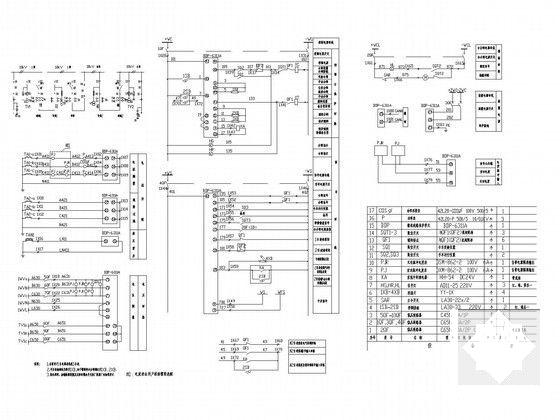 多层钢筋混凝土结构建材商场电气CAD施工图纸（二次原理图）(联动控制系统) - 4