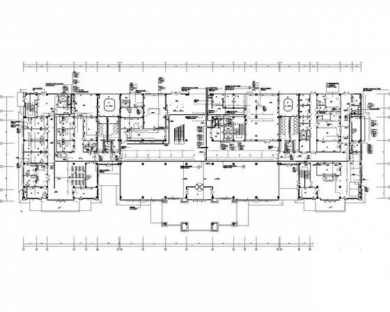 市地上5层中心医院门诊大楼电气CAD施工图纸（甲级设计院） - 2