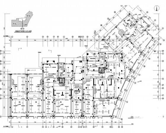 11层高档住宅楼社区电气CAD施工图纸（高32.42米） - 1