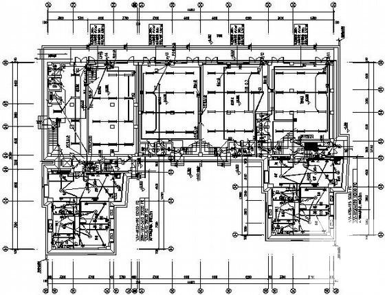 大型工业厂房电气施工图纸（厂房、职工宿舍、办公楼、仓库） - 2