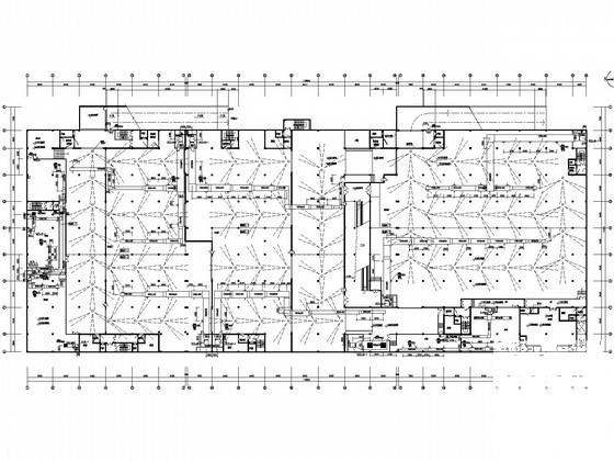 2层沃尔玛超市空调通风CAD施工图纸 - 1