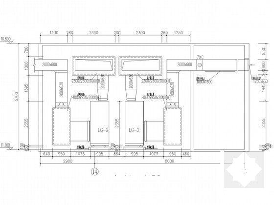 2层沃尔玛超市空调通风CAD施工图纸 - 4