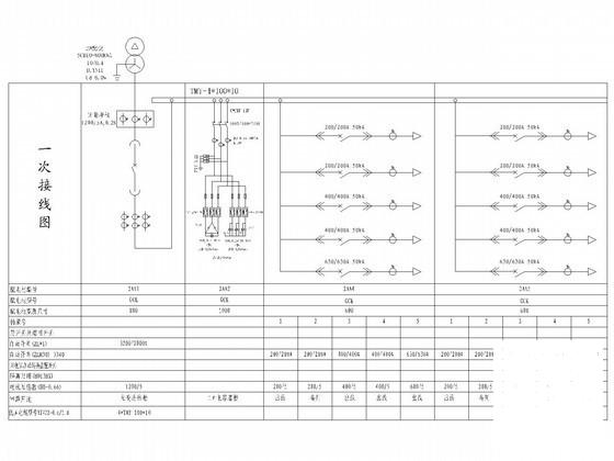 大型小区10KV变配电工程CAD施工图纸（系统图、大样图） - 2